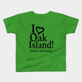 I Love Oak Island Kids T-Shirt